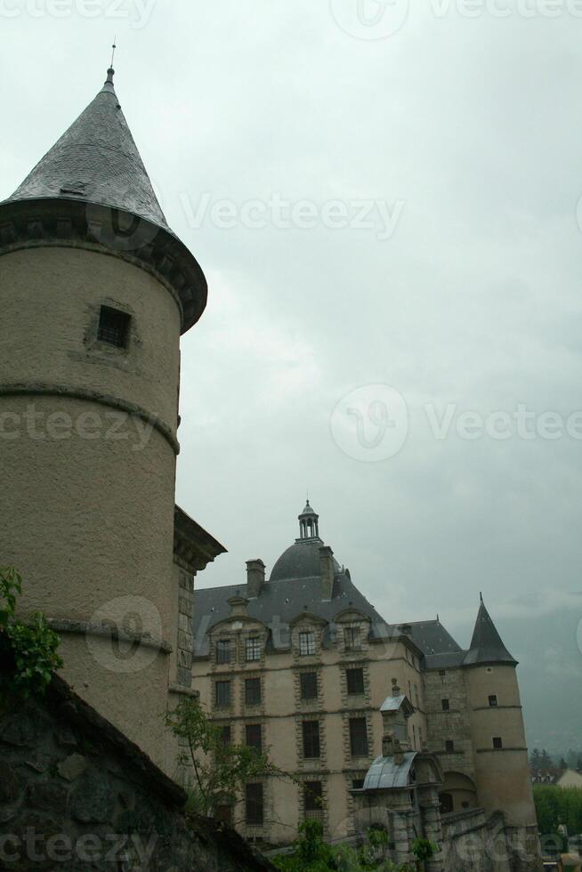 la mure a small village in france, europe photo