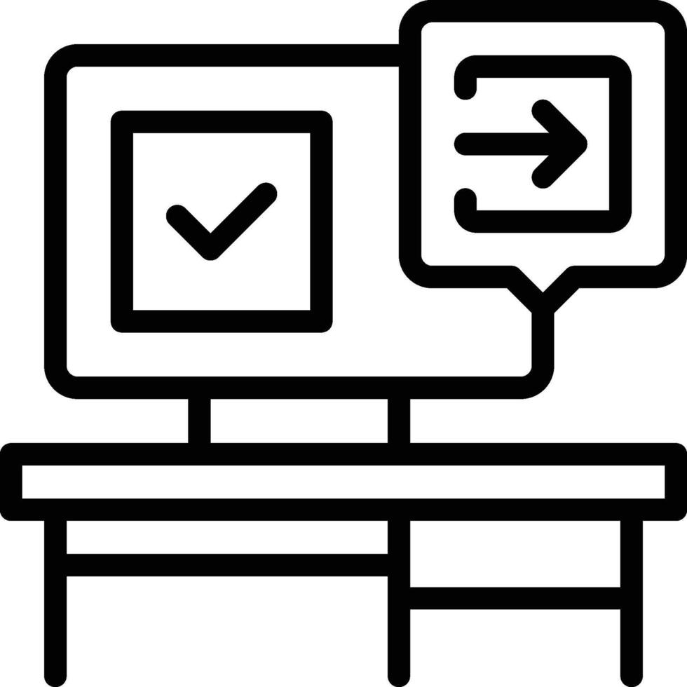 Front Desk Icon. Hospital Reception Icon vector