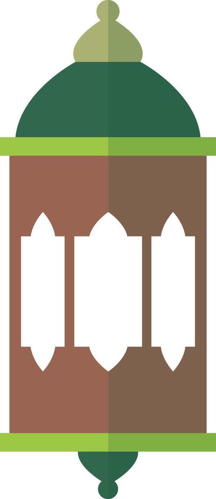 Ramadhan Kareem Lanterns Icon. Flat Cartoon Illustration. vector