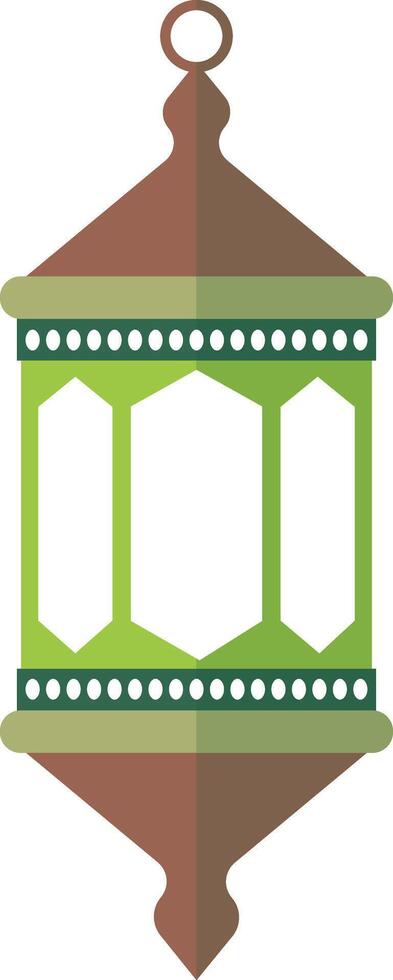 Ramadhan Kareem Lanterns Icon. Flat Cartoon Illustration. vector