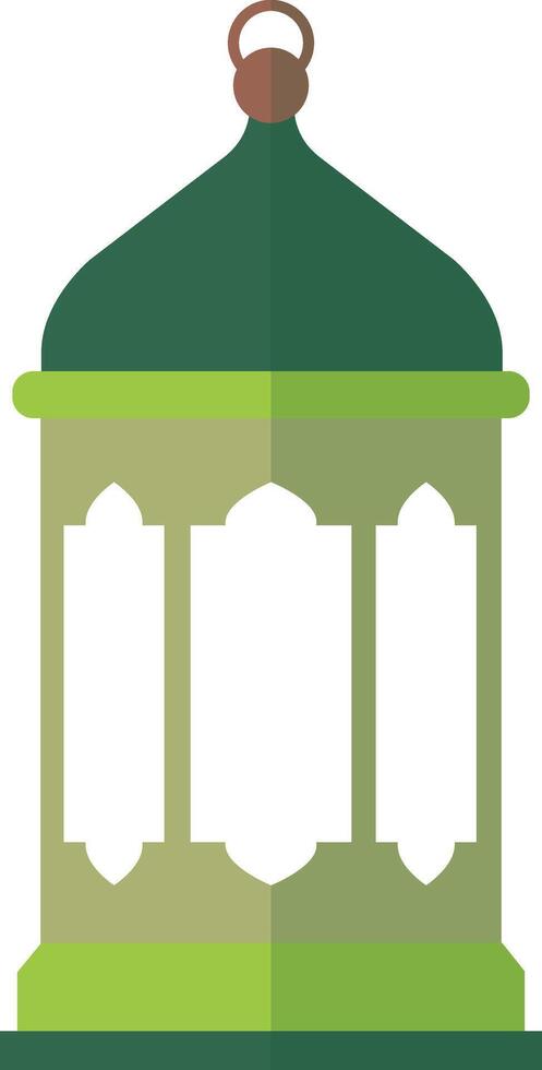 Ramadhan Kareem Lanterns Icon. Flat Cartoon Illustration. vector