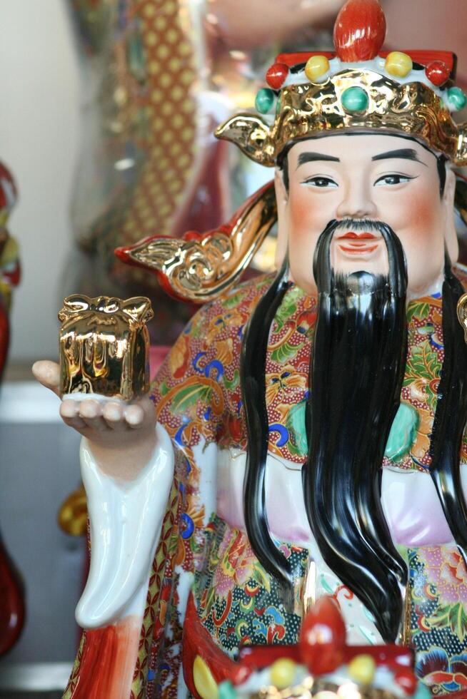 chinese stuff for sale on a market in Thailand photo