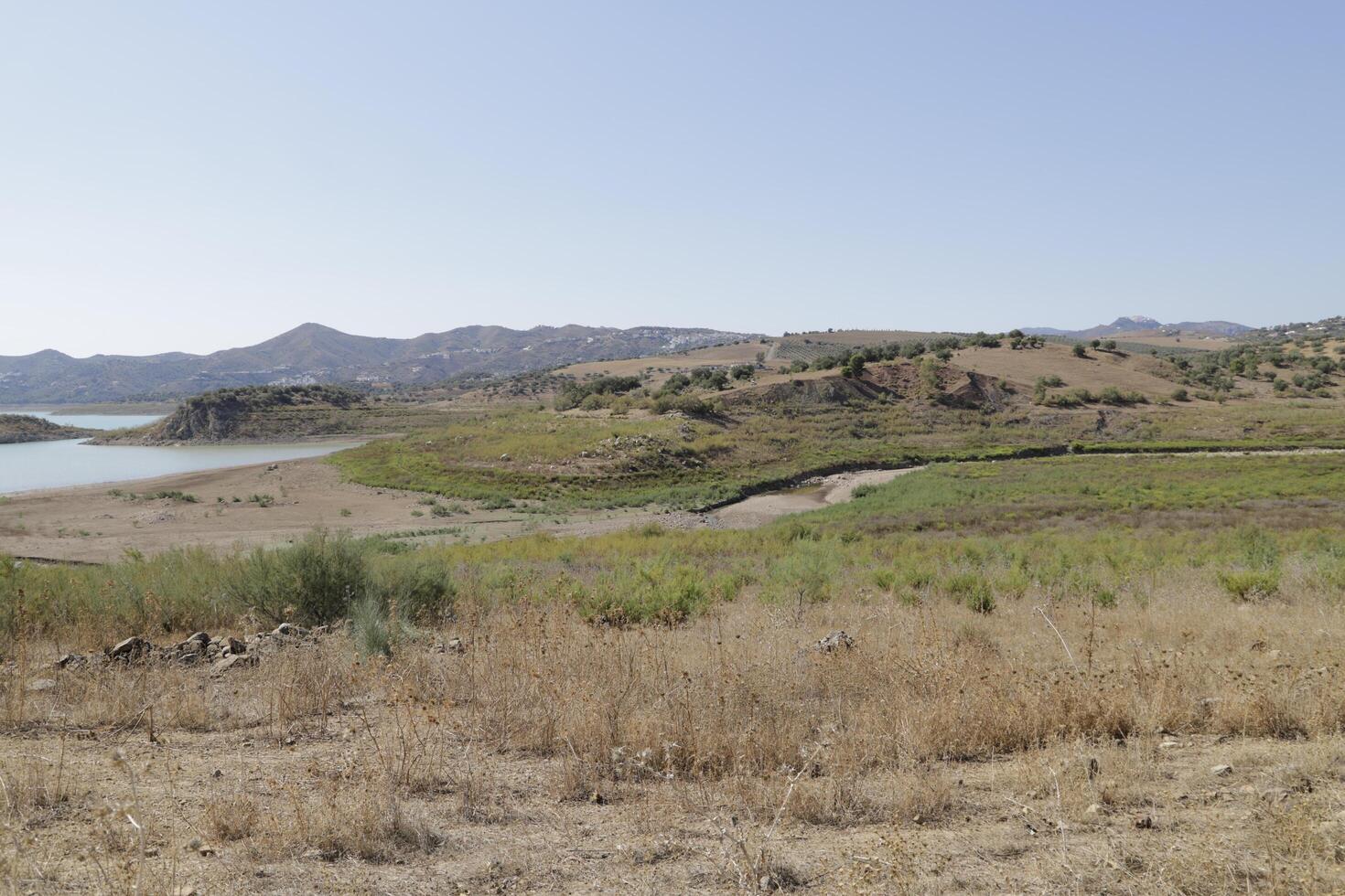 lake las mayoralas, periana, spain photo