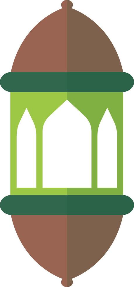 Ramadhan Kareem Lanterns Icon. Flat Cartoon Illustration. vector