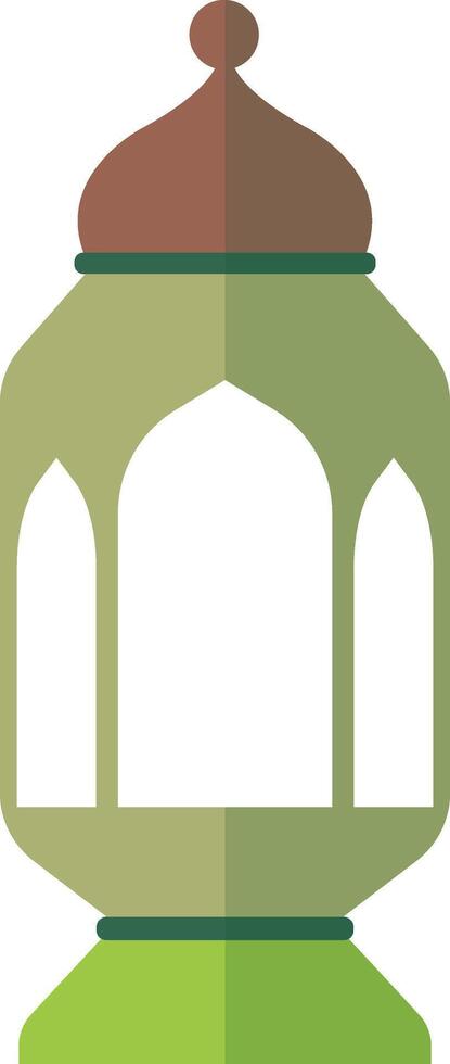 Ramadhan Kareem Lanterns Icon. Flat Cartoon Illustration. vector