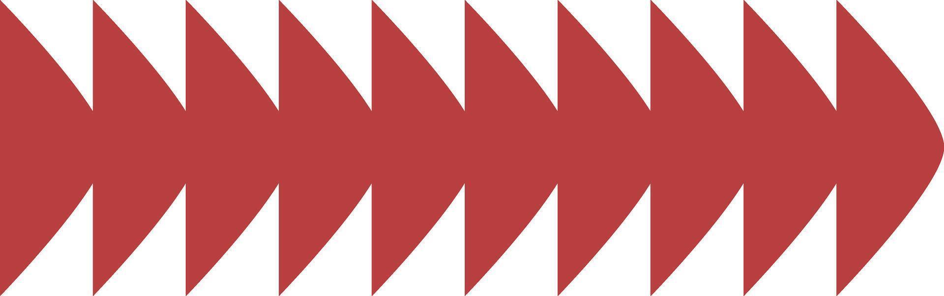 Ethnic Style Borders with Abstract Pattern Design. Horizontal Pattern. Isolated Illustration vector