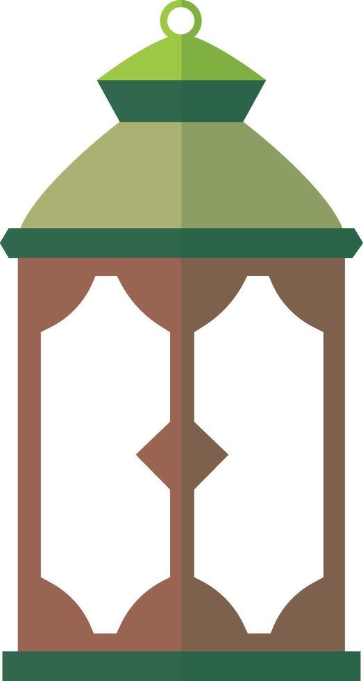 Ramadhan Kareem Lanterns Icon. Flat Cartoon Illustration. vector