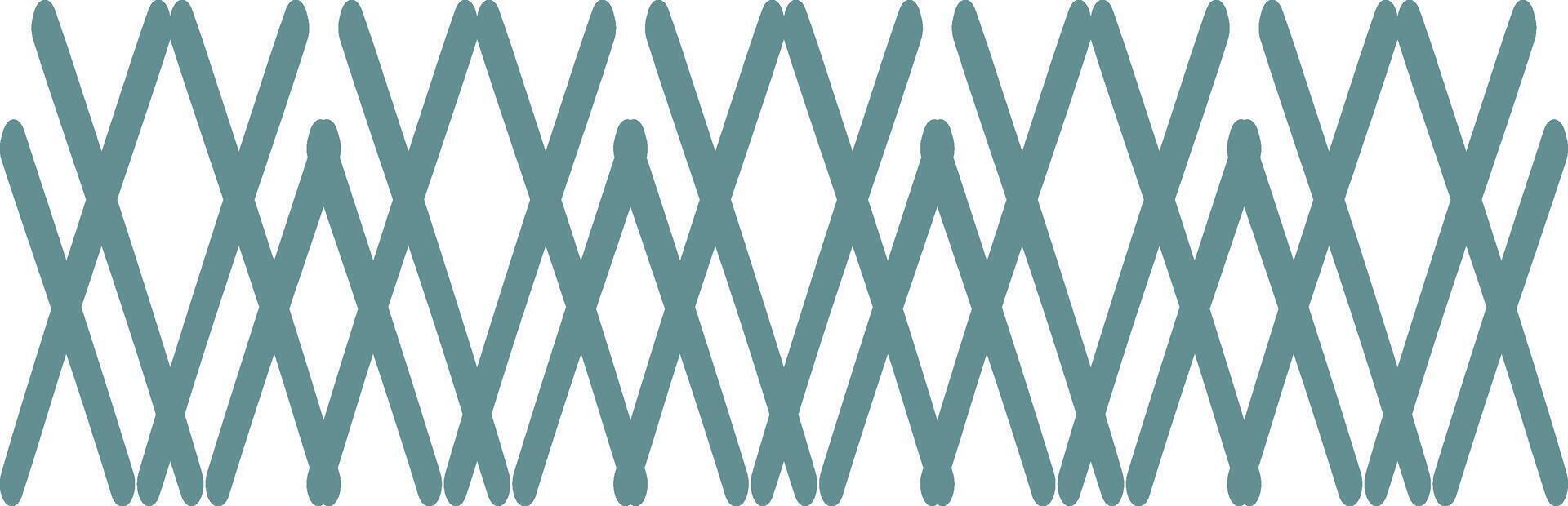 Hand Drawn Abstract Ethnic Pattern. African Design Style. Isolated Illustration vector