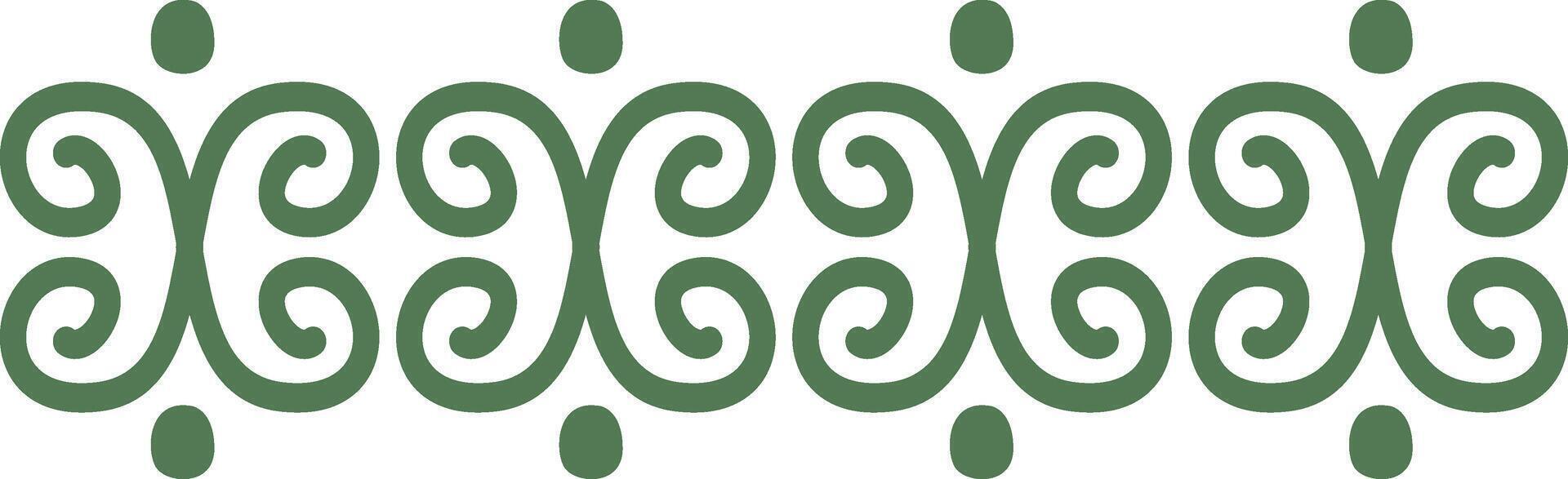 Hand Drawn Abstract Ethnic Pattern. African Design Style. Isolated Illustration vector