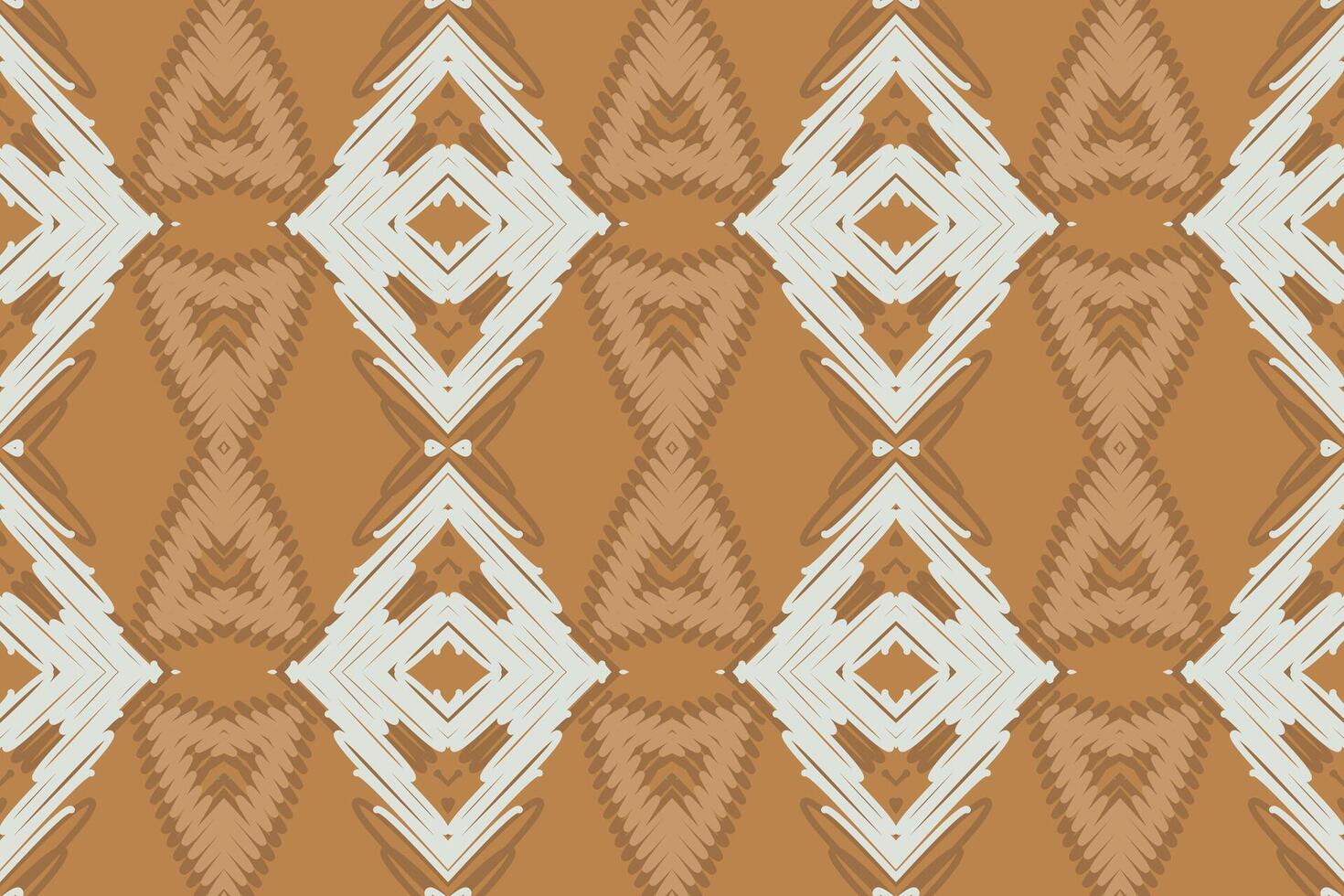Bukhara pattern Seamless Mughal architecture Motif embroidery, Ikat embroidery Design for Print pattern vintage flower folk navajo patchwork pattern vector