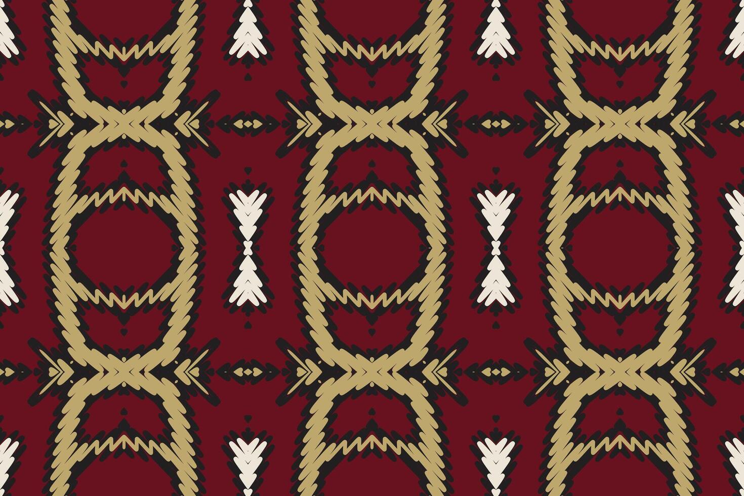 Bukhara pattern Seamless Mughal architecture Motif embroidery, Ikat embroidery Design for Print egyptian pattern tibetan mandala bandanna vector