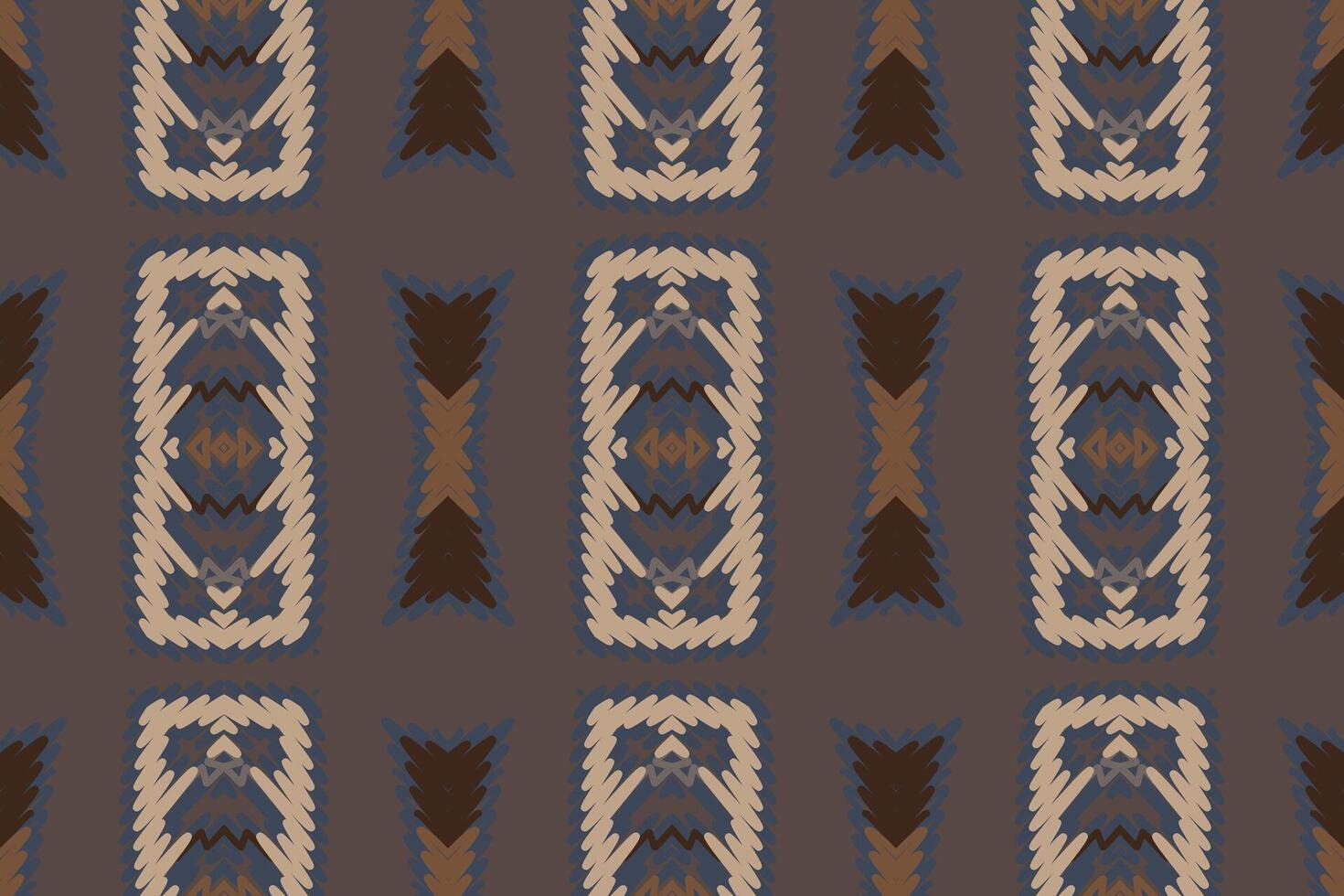 Fashion pattern Seamless Bandana print silk Motif embroidery, Ikat embroidery Design for Print indigenous art aboriginal art pattern floral kurti mughal border vector