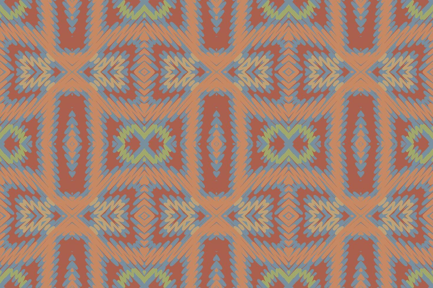 Fashion pattern Seamless Scandinavian pattern Motif embroidery, Ikat embroidery Design for Print pattern vintage flower folk navajo patchwork pattern vector