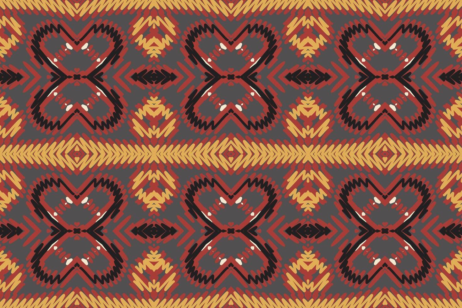 Tissue Dupatta Seamless Native American, Motif embroidery, Ikat embroidery Design for Print pattern vintage flower folk navajo patchwork pattern vector