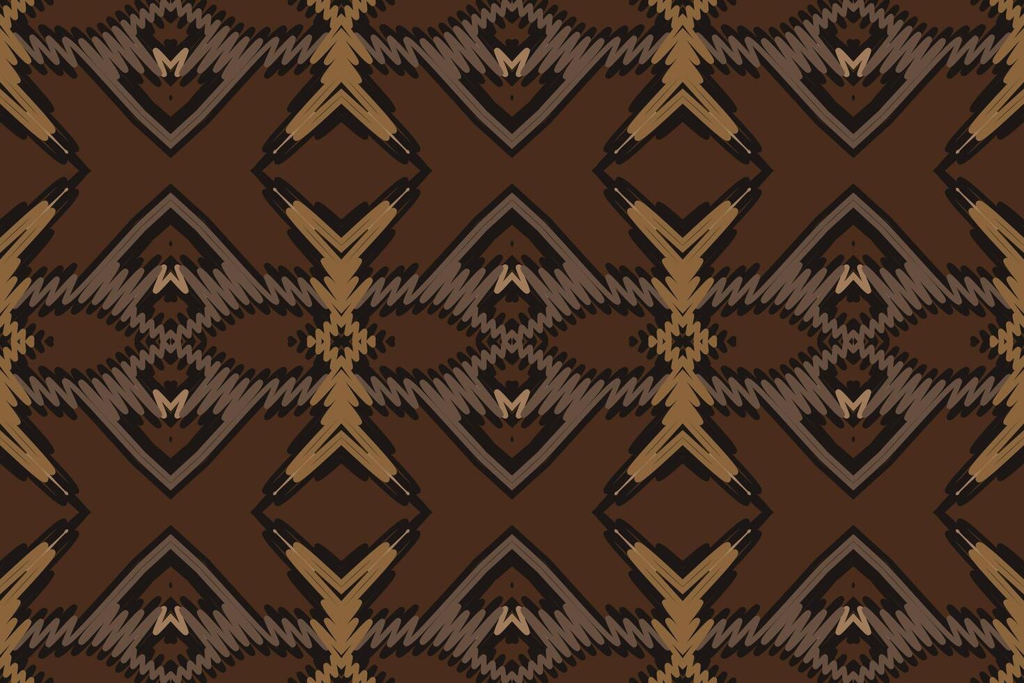 Tissue Dupatta Seamless Australian aboriginal pattern Motif embroidery, Ikat embroidery Design for Print Texture fabric saree sari carpet. kurta patola saree vector