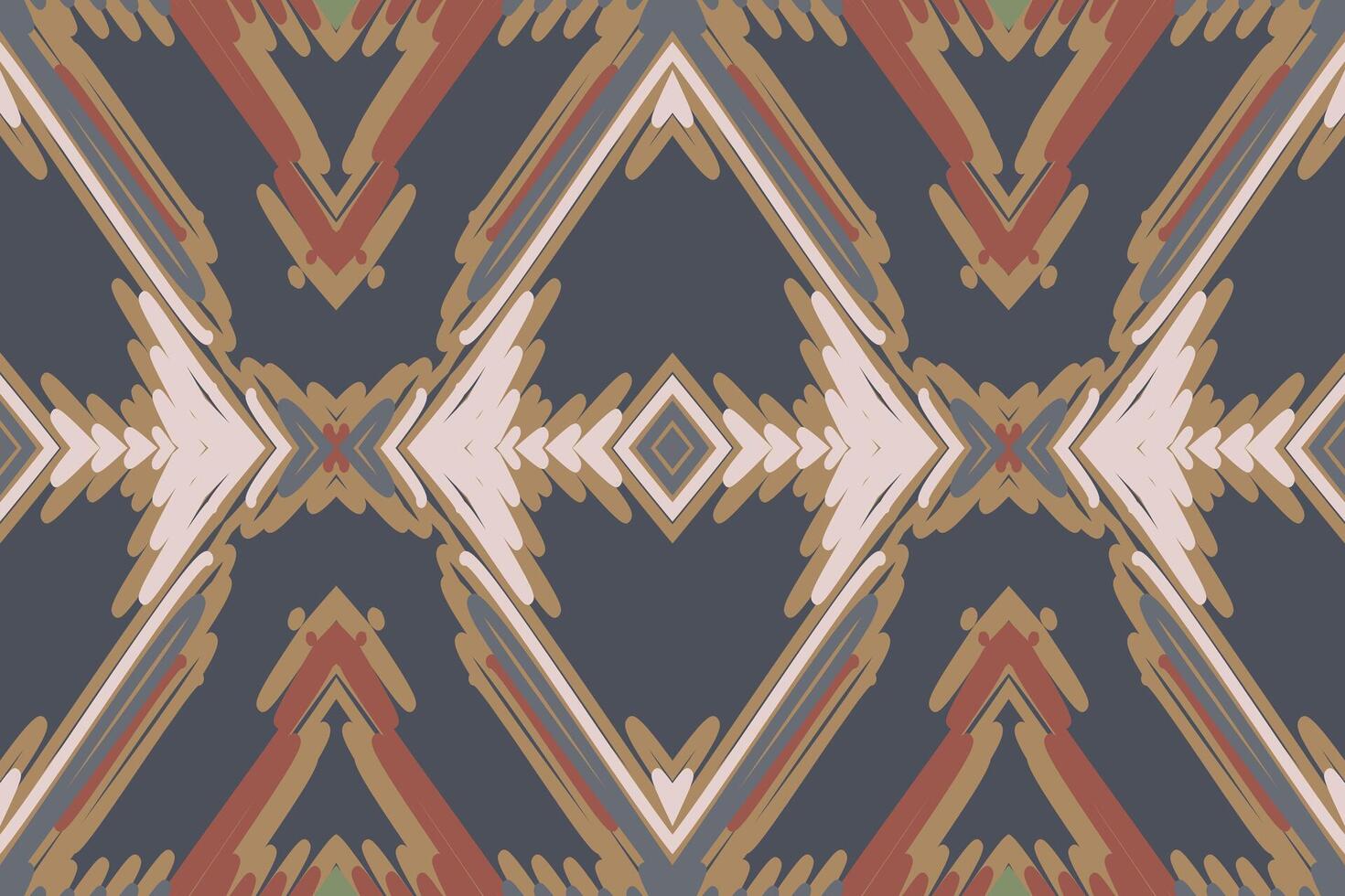 Tissue Dupatta Seamless Mughal architecture Motif embroidery, Ikat embroidery Design for Print kurta pattern mughal motifs tapestry pattern floral repeat vector