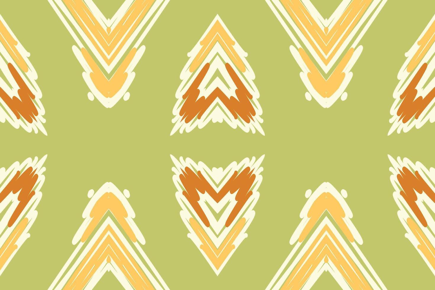 Tissue Dupatta Seamless Mughal architecture Motif embroidery, Ikat embroidery Design for Print pattern vintage flower folk navajo patchwork pattern vector