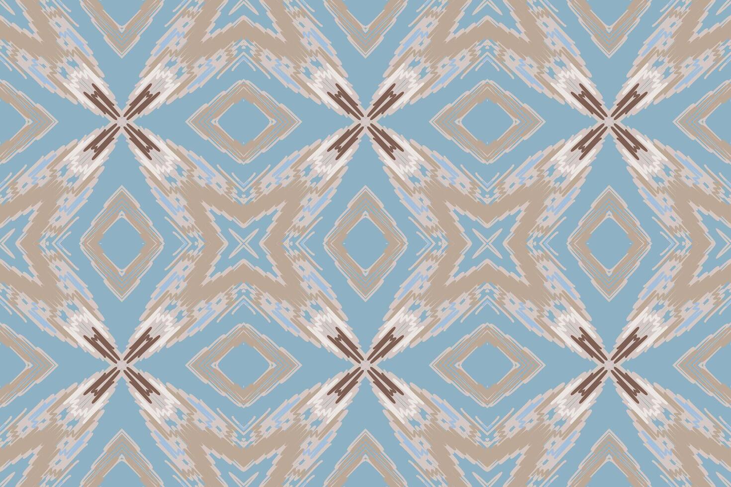 Silk fabric Patola sari Pattern Seamless Native American, Motif embroidery, Ikat embroidery Design for Print scandinavian pattern saree ethnic nativity gypsy pattern vector