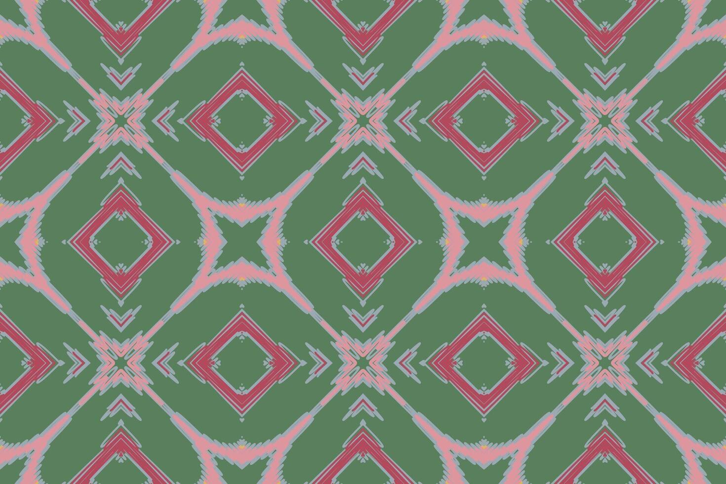 Silk fabric Patola sari Pattern Seamless Bandana print silk Motif embroidery, Ikat embroidery Design for Print scarf hijab pattern kerchief ikat Silk kurti model mughal patterns vector