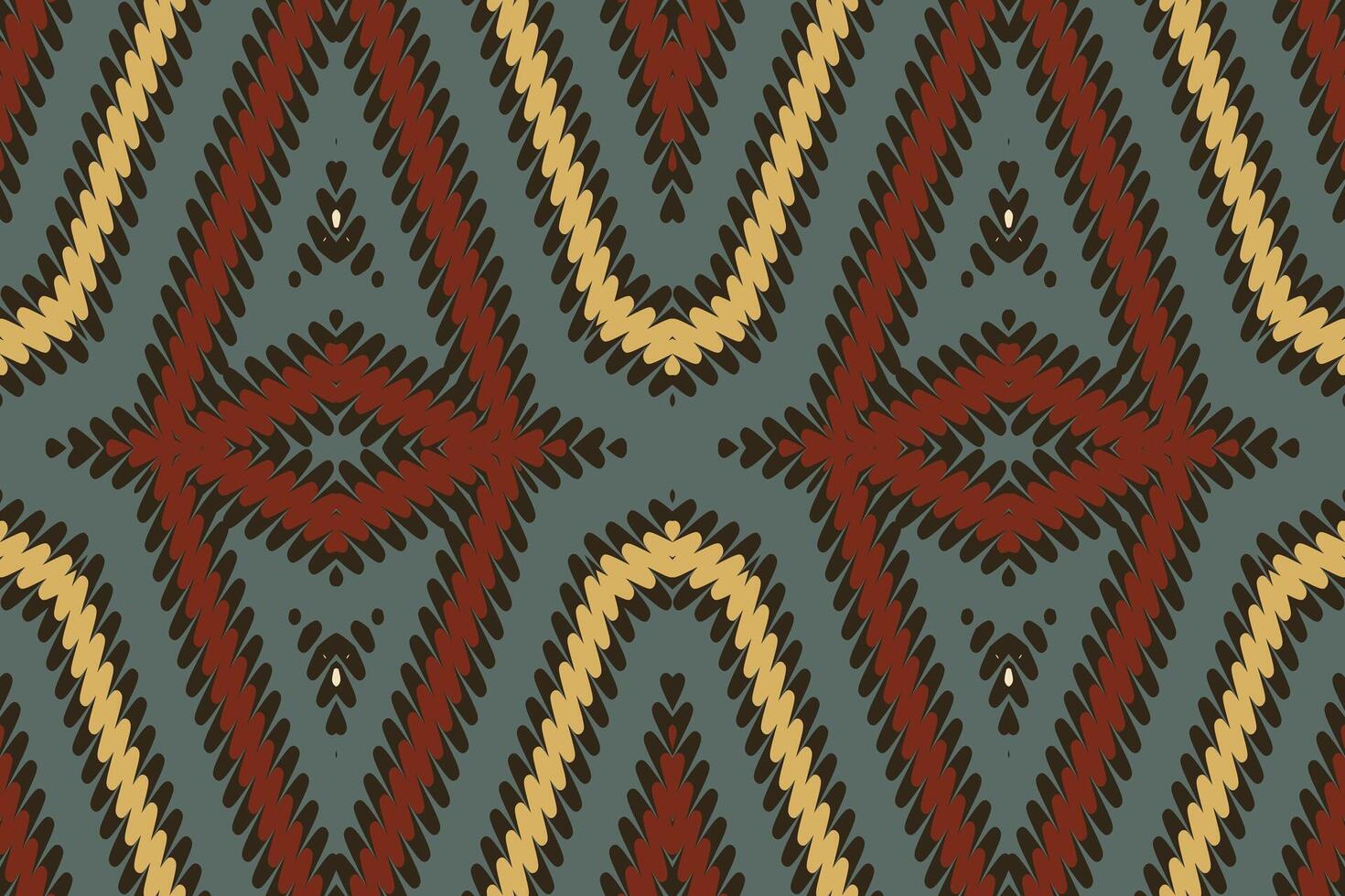 Patola sari Seamless Native American, Motif embroidery, Ikat embroidery Design for Print tie dyeing pillowcase sambal puri kurti mughal architecture vector