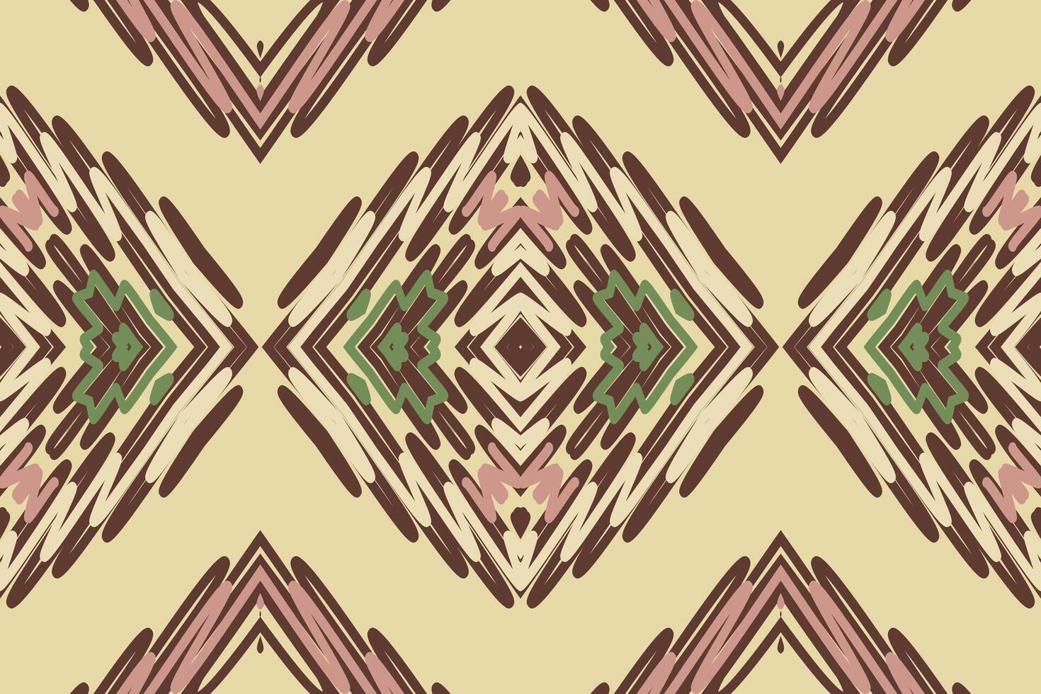 Patola sari Seamless Bandana print silk Motif embroidery, Ikat embroidery Design for Print pattern vintage flower folk navajo patchwork pattern vector