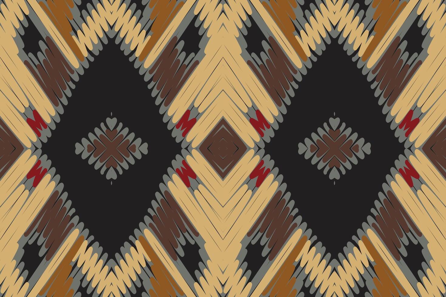 Patola sari Seamless Mughal architecture Motif embroidery, Ikat embroidery Design for Print indonesian batik motif embroidery native american kurta mughal design vector