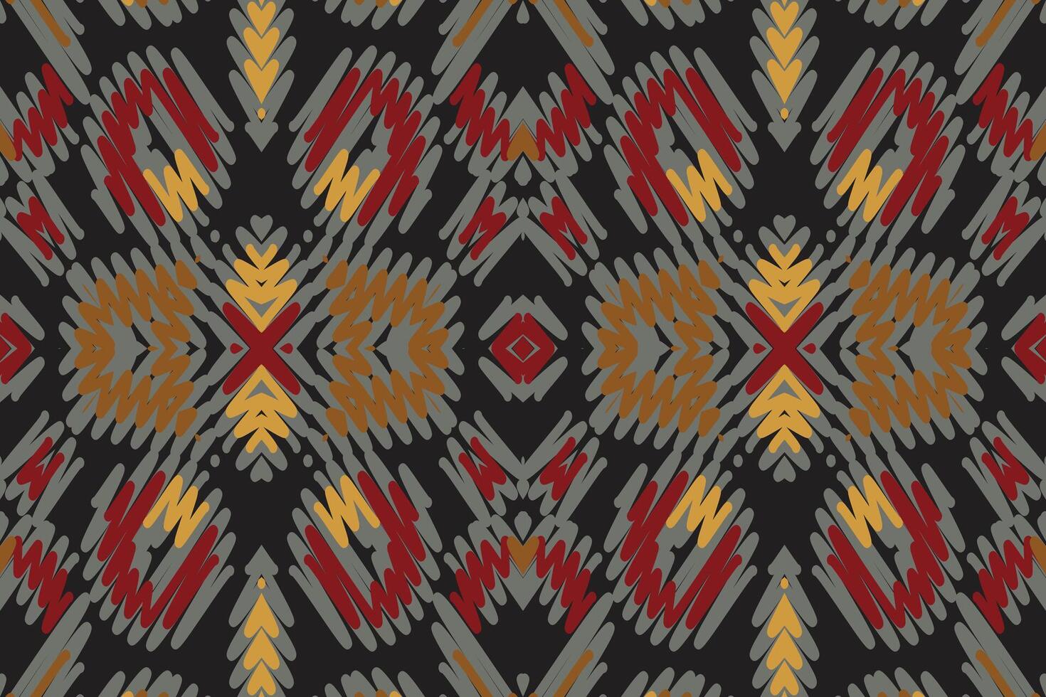 Patola sari Seamless Mughal architecture Motif embroidery, Ikat embroidery Design for Print scarf hijab pattern kerchief ikat Silk kurti model mughal patterns vector