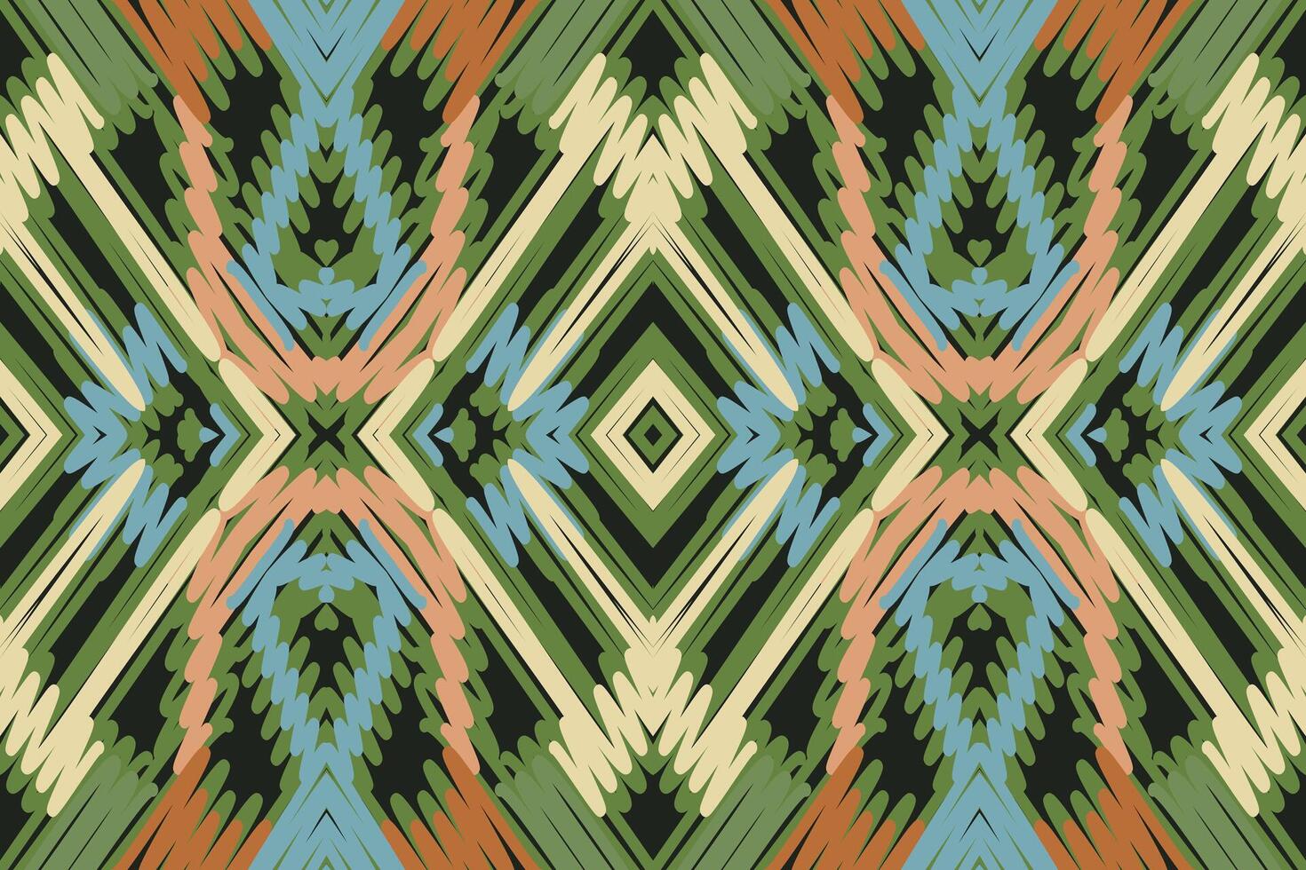 Patola sari Seamless Scandinavian pattern Motif embroidery, Ikat embroidery Design for Print tie dyeing pillowcase sambal puri kurti mughal architecture vector
