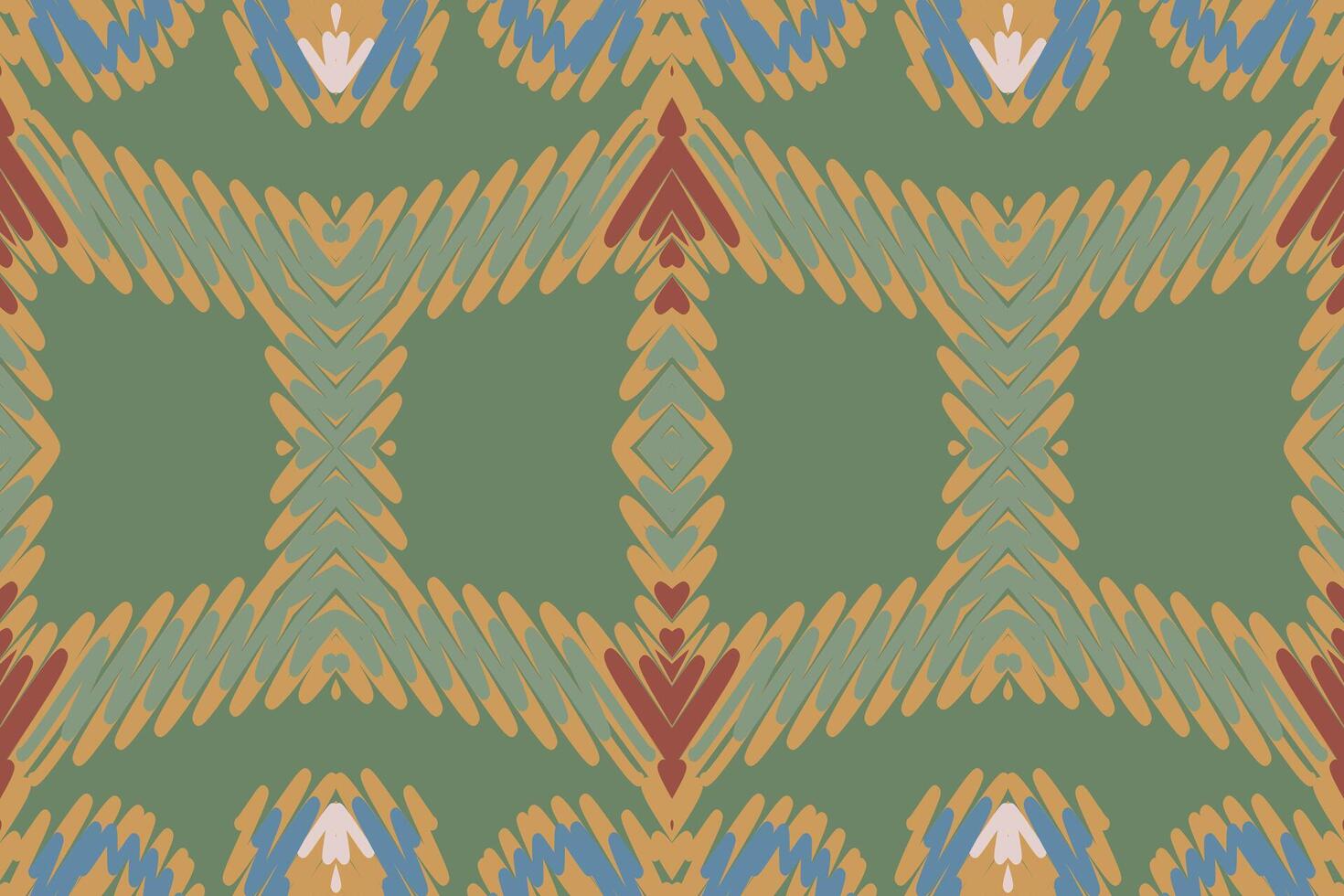 Patola sari Seamless Scandinavian pattern Motif embroidery, Ikat embroidery Design for Print egyptian pattern tibetan mandala bandanna vector