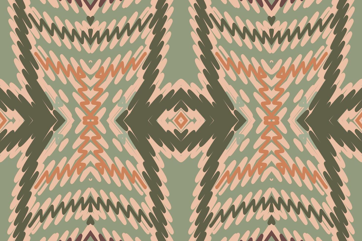 Kilim Pattern Seamless Bandana print silk Motif embroidery, Ikat embroidery Design for Print indigenous art aboriginal art pattern floral kurti mughal border vector