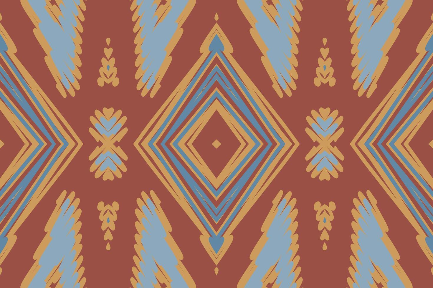 Kilim Pattern Seamless Bandana print silk Motif embroidery, Ikat embroidery Design for Print jacquard slavic pattern folklore pattern kente arabesque vector