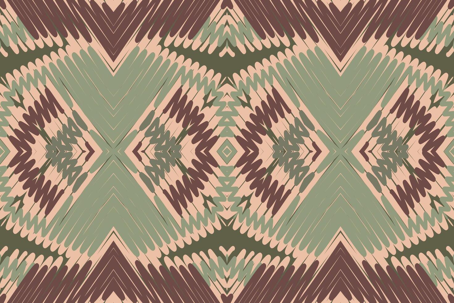 Kilim Pattern Seamless Mughal architecture Motif embroidery, Ikat embroidery Design for Print tapestry floral kimono repeat pattern lacing spanish motif vector