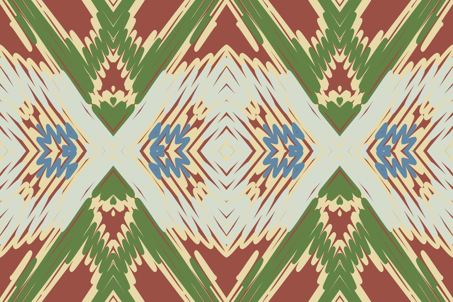 Kilim Pattern Seamless Mughal architecture Motif embroidery, Ikat embroidery Design for Print scandinavian pattern saree ethnic nativity gypsy pattern vector