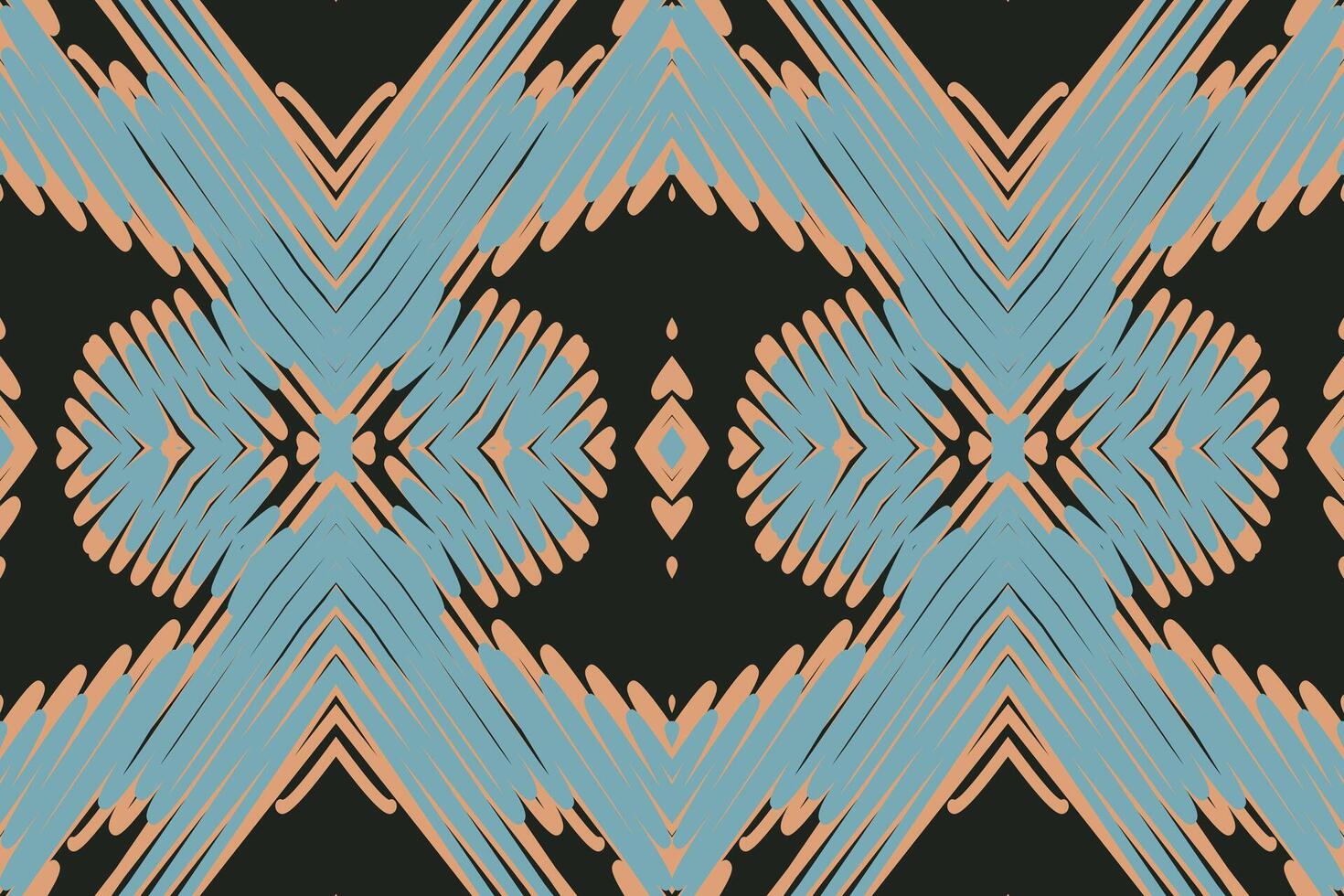 Dupatta Pattern Seamless Native American, Motif embroidery, Ikat embroidery Design for Print tapestry floral kimono repeat pattern lacing spanish motif vector