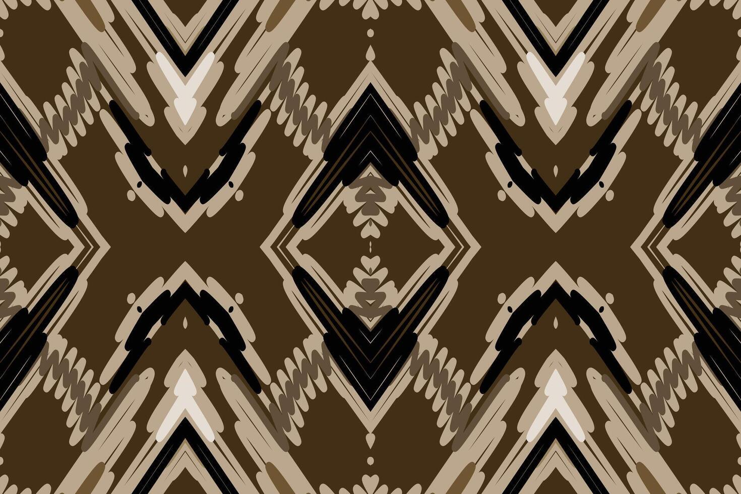 Dupatta Pattern Seamless Native American, Motif embroidery, Ikat embroidery Design for Print Texture fabric saree sari carpet. kurta patola saree vector