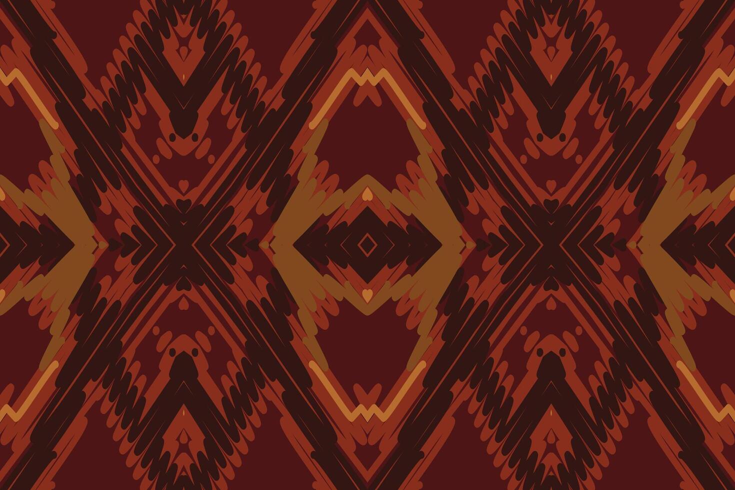 Dupatta Pattern Seamless Bandana print silk Motif embroidery, Ikat embroidery Design for Print 60s paisley tie dye damascus ornament rugs hipster kurta pajama vector