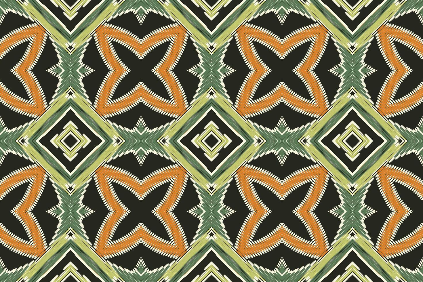 Dupatta Pattern Seamless Mughal architecture Motif embroidery, Ikat embroidery Design for Print scandinavian pattern saree ethnic nativity gypsy pattern vector