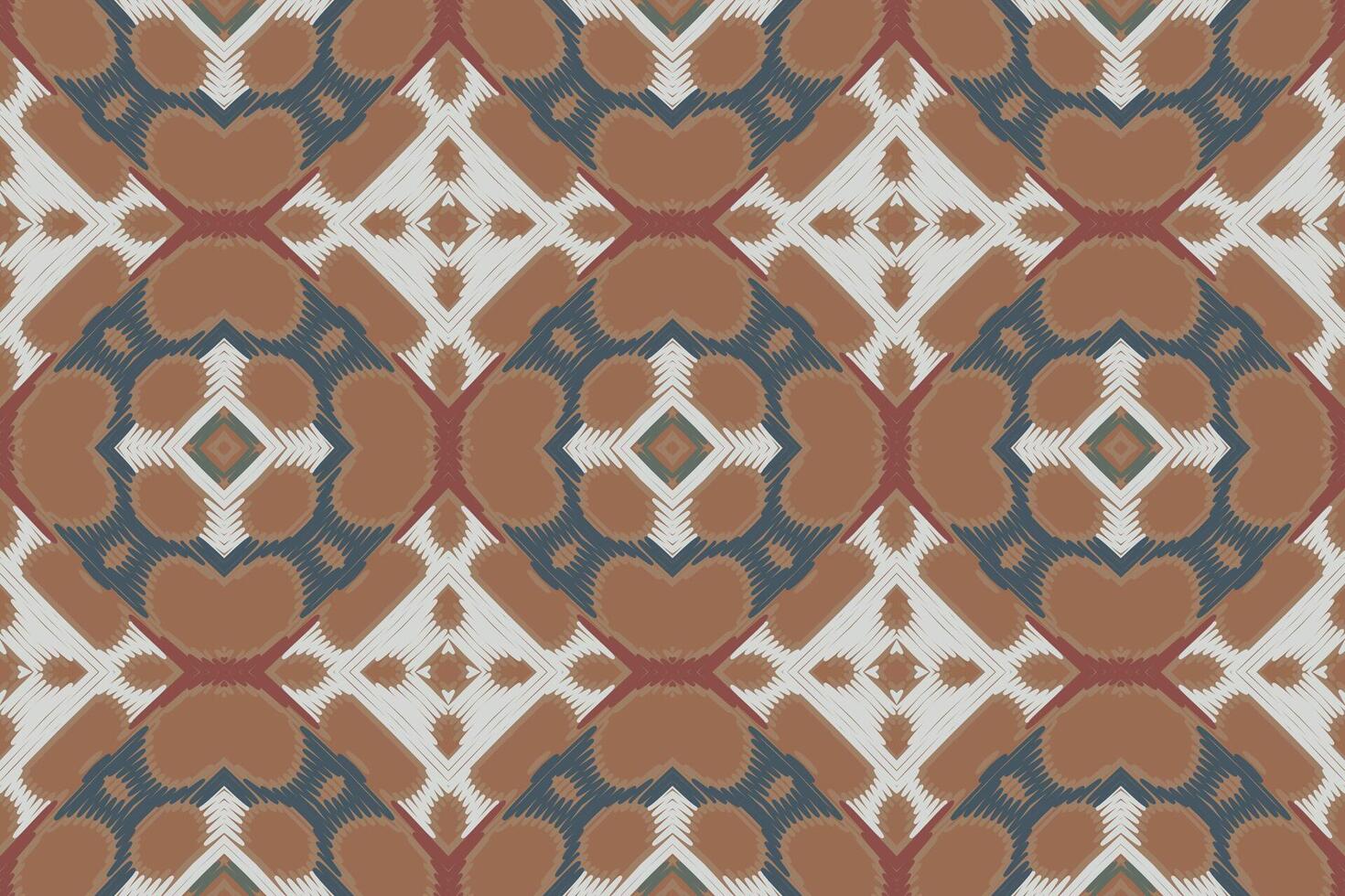 Dupatta Pattern Seamless Mughal architecture Motif embroidery, Ikat embroidery Design for Print egyptian pattern tibetan mandala bandanna vector