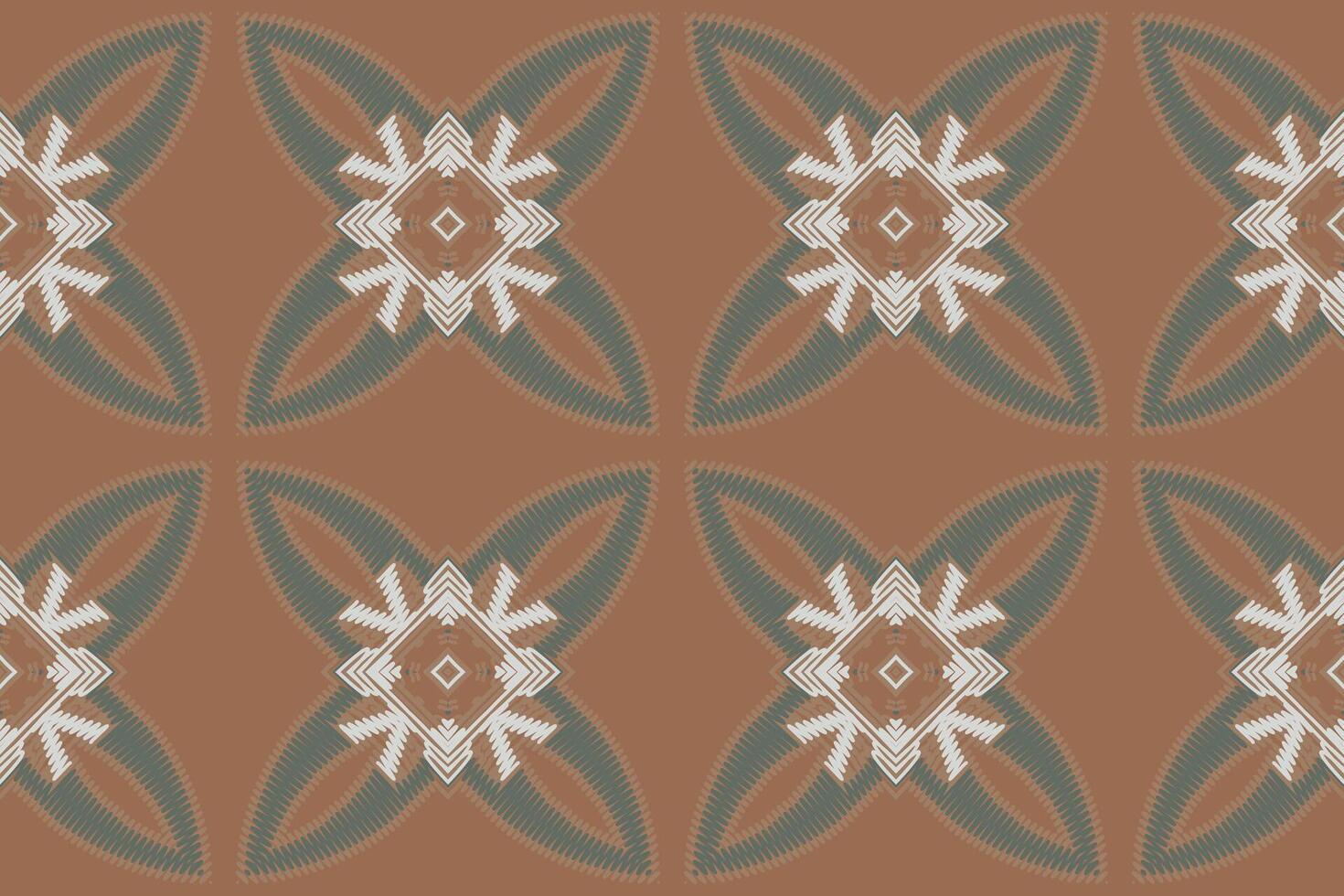 Dupatta Pattern Seamless Scandinavian pattern Motif embroidery, Ikat embroidery Design for Print Texture fabric saree sari carpet. kurta patola saree vector