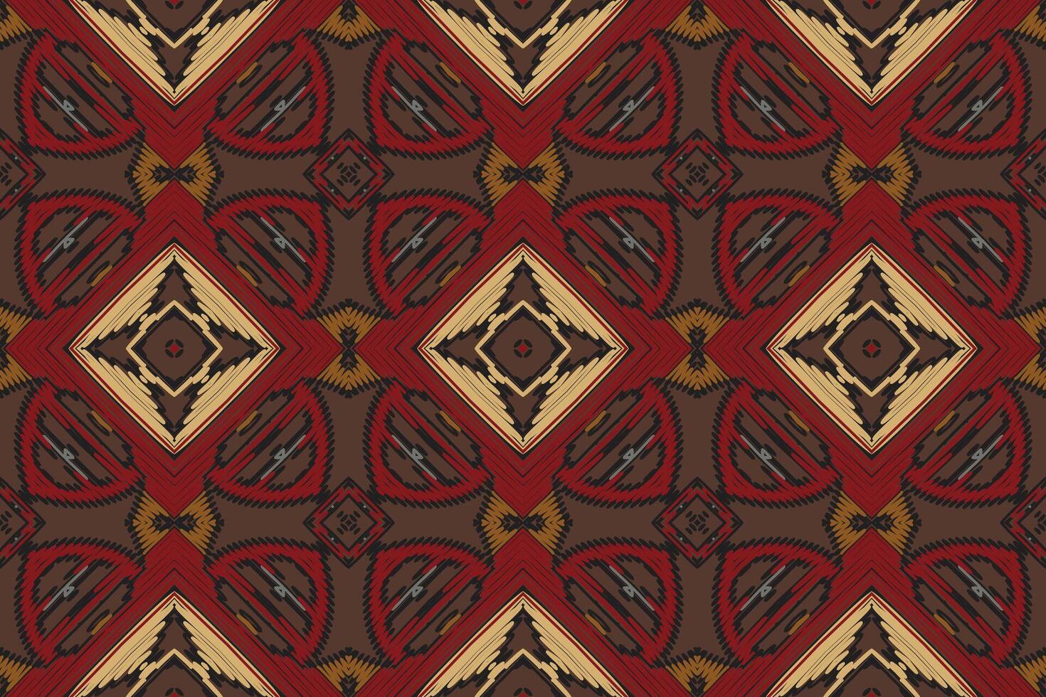 Salwar Pattern Seamless Native American, Motif embroidery, Ikat embroidery Design for Print Texture fabric saree sari carpet. kurta patola saree vector