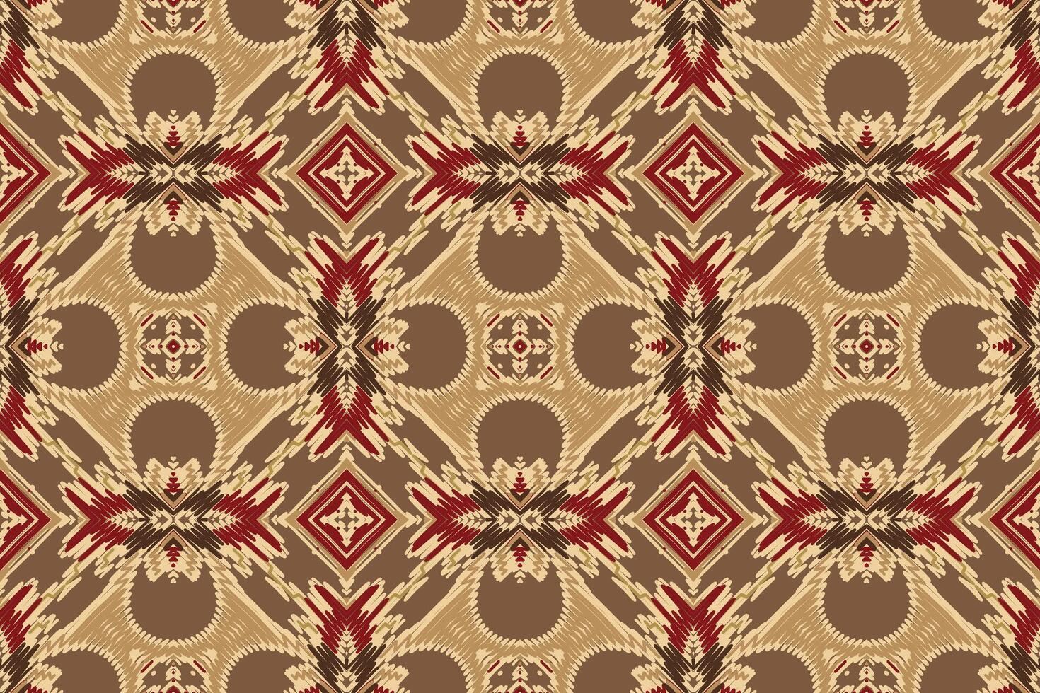 Salwar Pattern Seamless Bandana print silk Motif embroidery, Ikat embroidery Design for Print endless arabesque cloth dupatta shawl bandana print silk kurta men vector