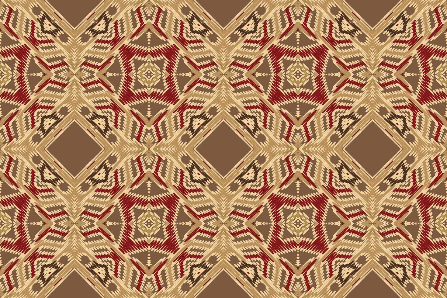 Salwar Pattern Seamless Bandana print silk Motif embroidery, Ikat embroidery Design for Print Texture fabric saree sari carpet. kurta patola saree vector