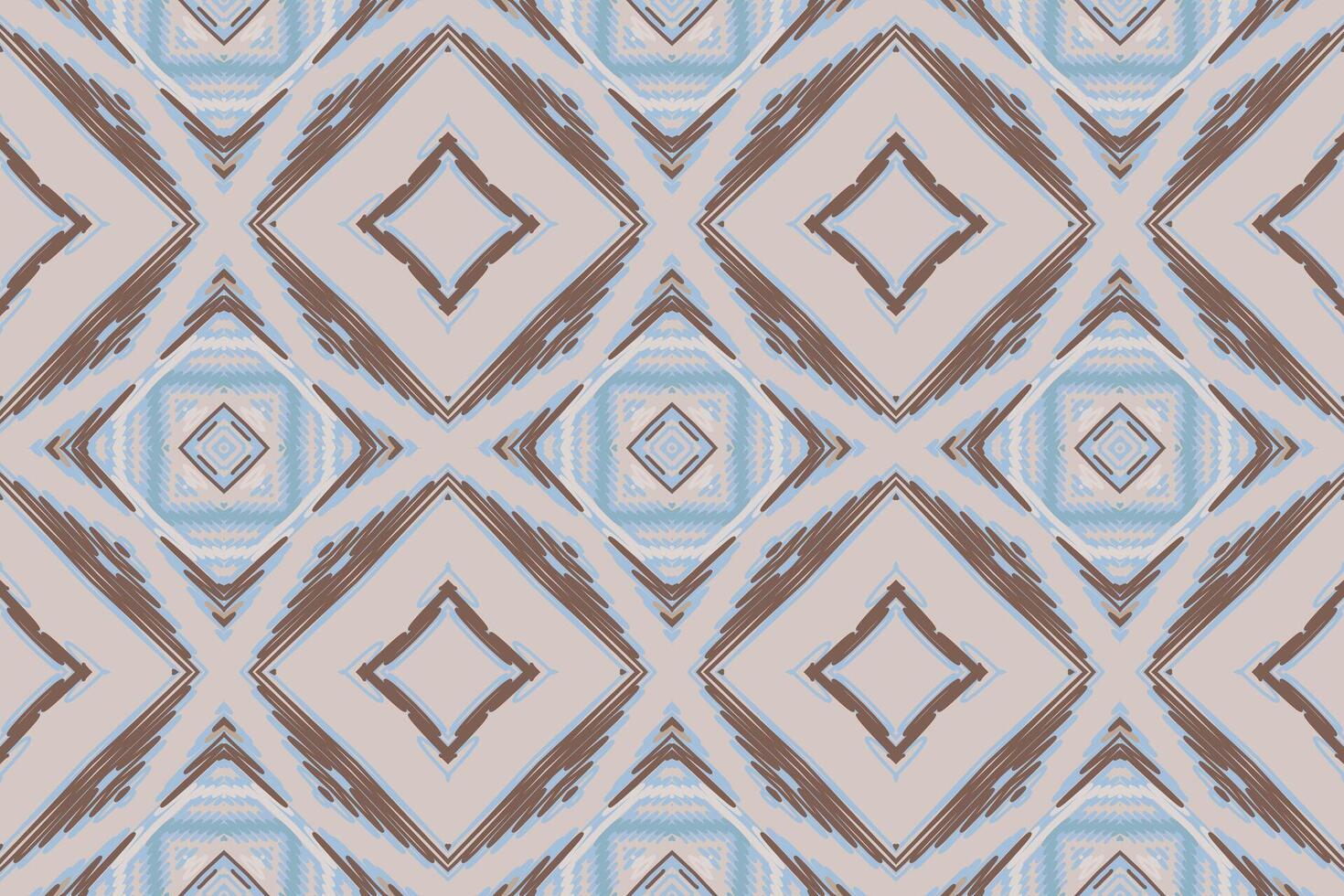 Salwar Pattern Seamless Bandana print silk Motif embroidery, Ikat embroidery Design for Print scarf hijab pattern kerchief ikat Silk kurti model mughal patterns vector