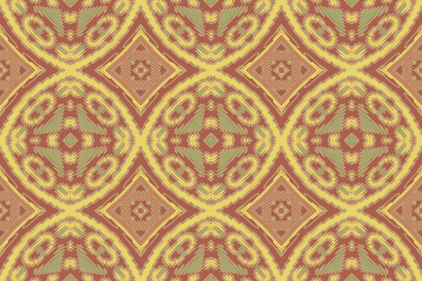 Salwar Pattern Seamless Bandana print silk Motif embroidery, Ikat embroidery Design for Print scandinavian pattern saree ethnic nativity gypsy pattern vector