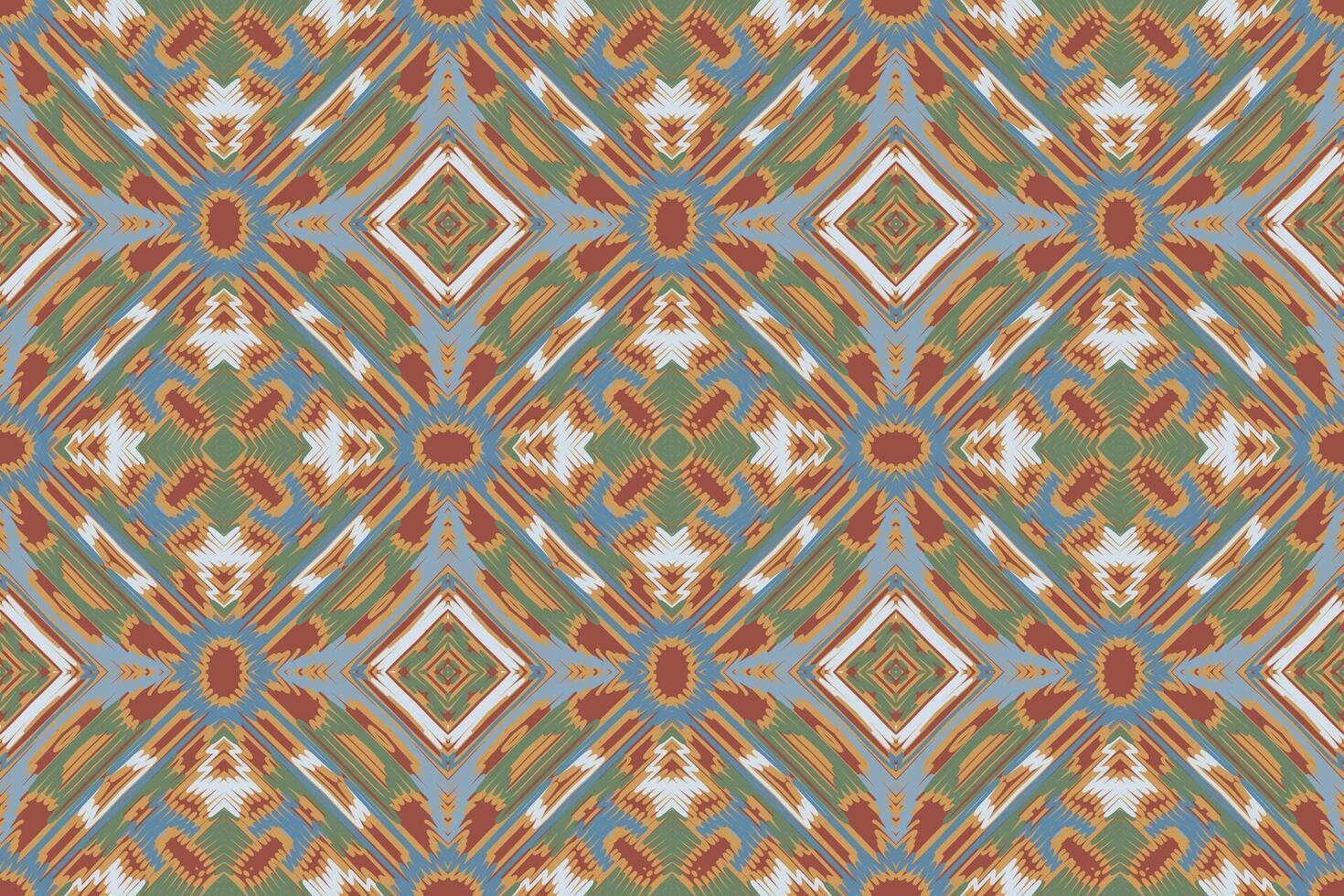 Salwar Pattern Seamless Mughal architecture Motif embroidery, Ikat embroidery Design for Print scarf hijab pattern kerchief ikat Silk kurti model mughal patterns vector