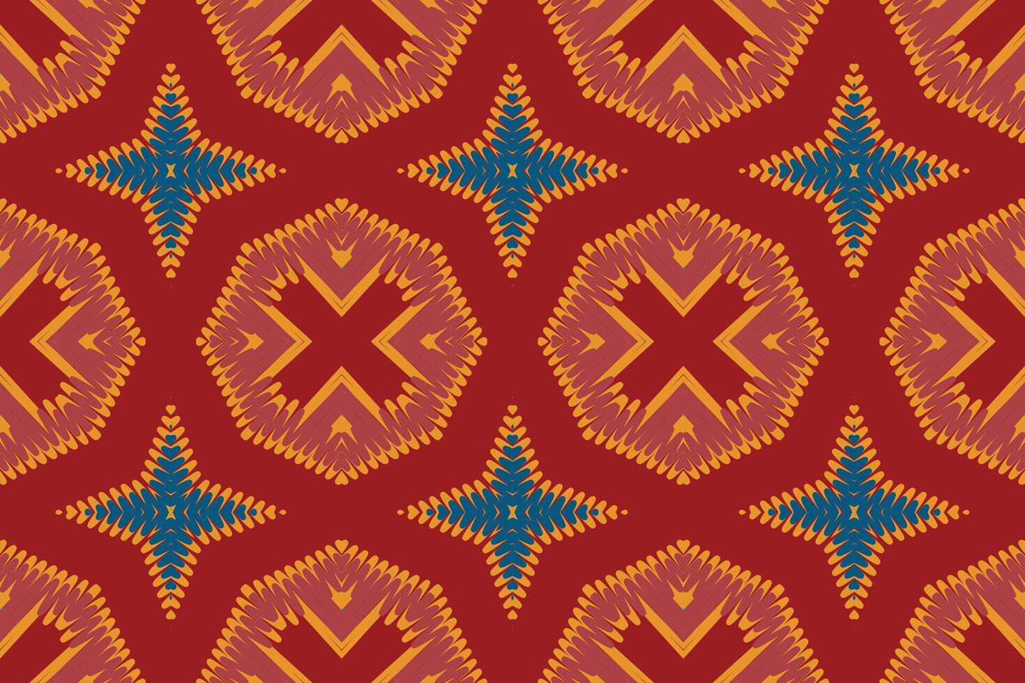 Pakistani dresses pattern Seamless Bandana print silk Motif embroidery, Ikat embroidery Design for Print indonesian batik motif embroidery native american kurta mughal design vector