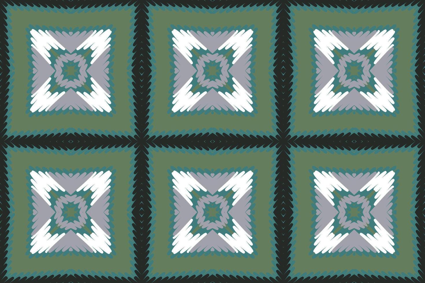 Pakistani dresses pattern Seamless Bandana print silk Motif embroidery, Ikat embroidery Design for Print indigenous art aboriginal art pattern floral kurti mughal border vector
