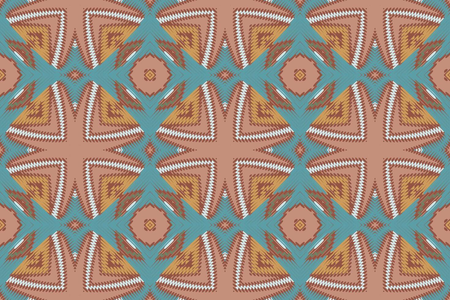 Salwar Pattern Seamless Scandinavian pattern Motif embroidery, Ikat embroidery Design for Print endless arabesque cloth dupatta shawl bandana print silk kurta men vector