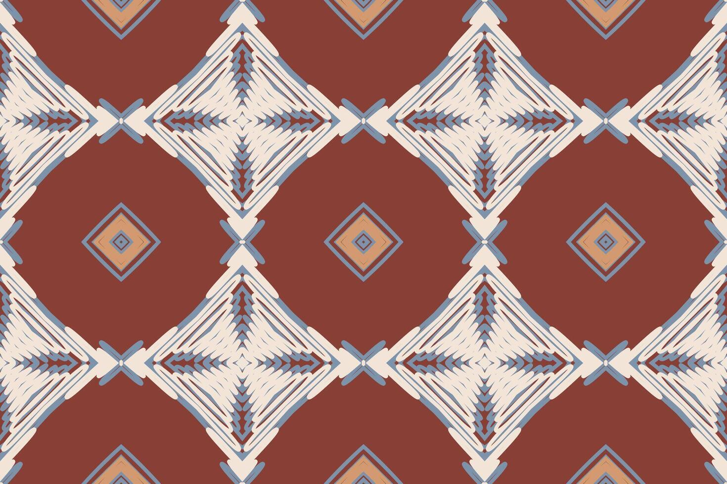 Pakistani dresses pattern Seamless Mughal architecture Motif embroidery, Ikat embroidery Design for Print pattern vintage flower folk navajo patchwork pattern vector
