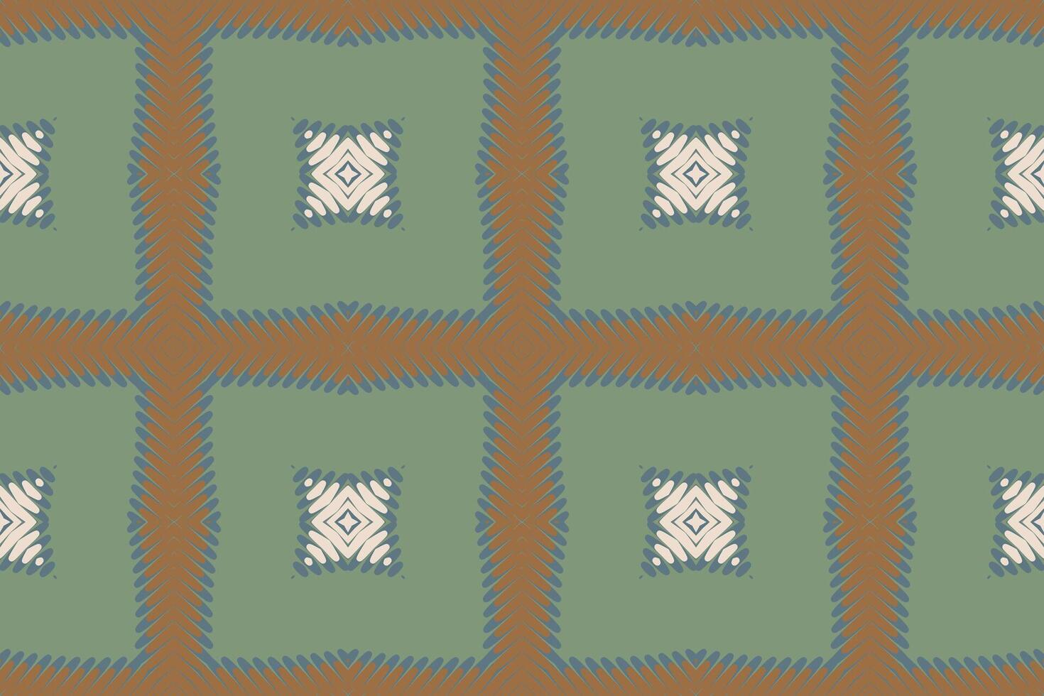 Anarkali Pattern Seamless Bandana print silk Motif embroidery, Ikat embroidery Design for Print indonesian batik motif embroidery native american kurta mughal design vector